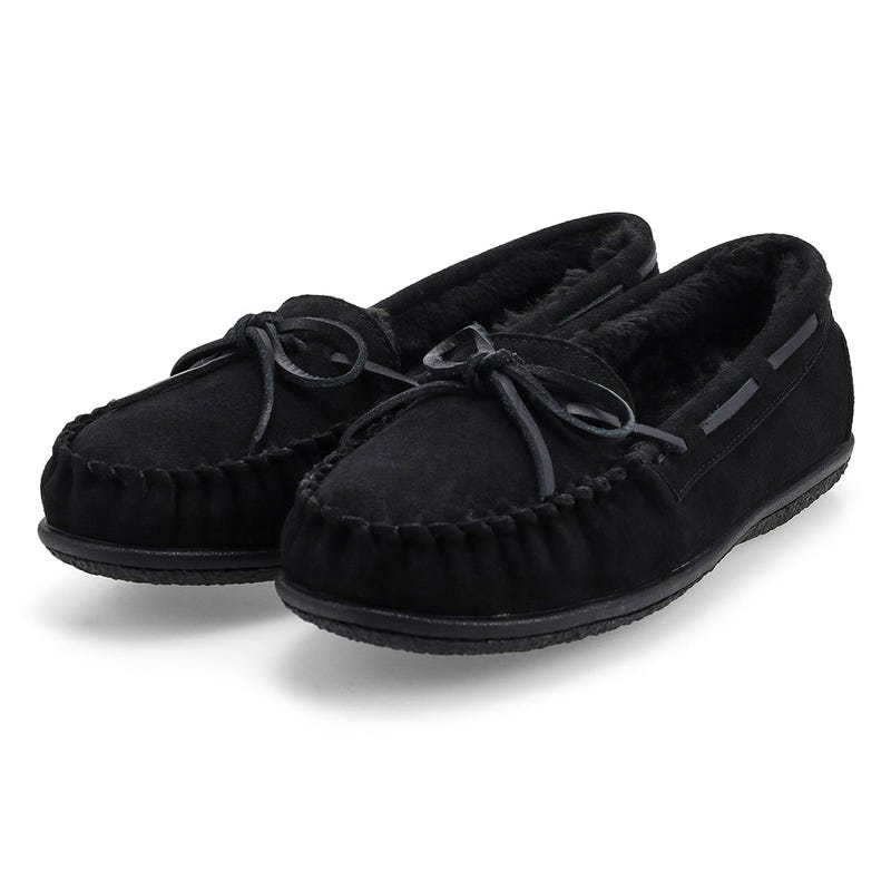 Ballerines en suède Bali Supreme II pour femmes de SoftMoc - Noir/noir