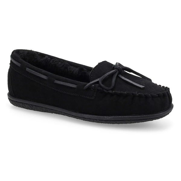 Ballerines en suède Bali Supreme II pour femmes de SoftMoc - Noir/noir