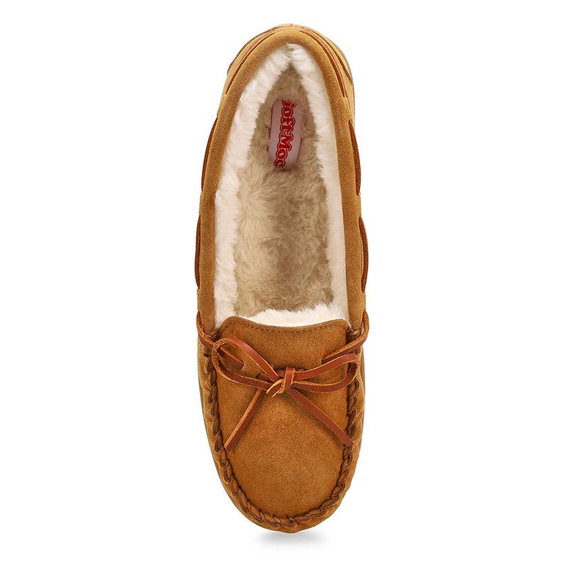 Ballerines en suède SoftMoc Bali Supreme II pour femmes – châtaigne