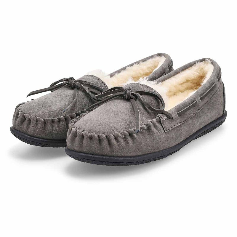 Ballerines SoftMoc Bali Supreme II en suède pour femmes - Gris