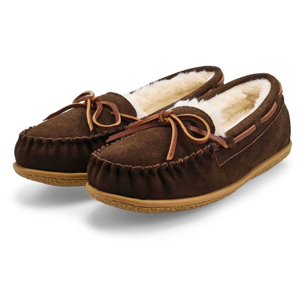 Ballerines SoftMoc Bali Supreme II en suède pour femmes - racinette