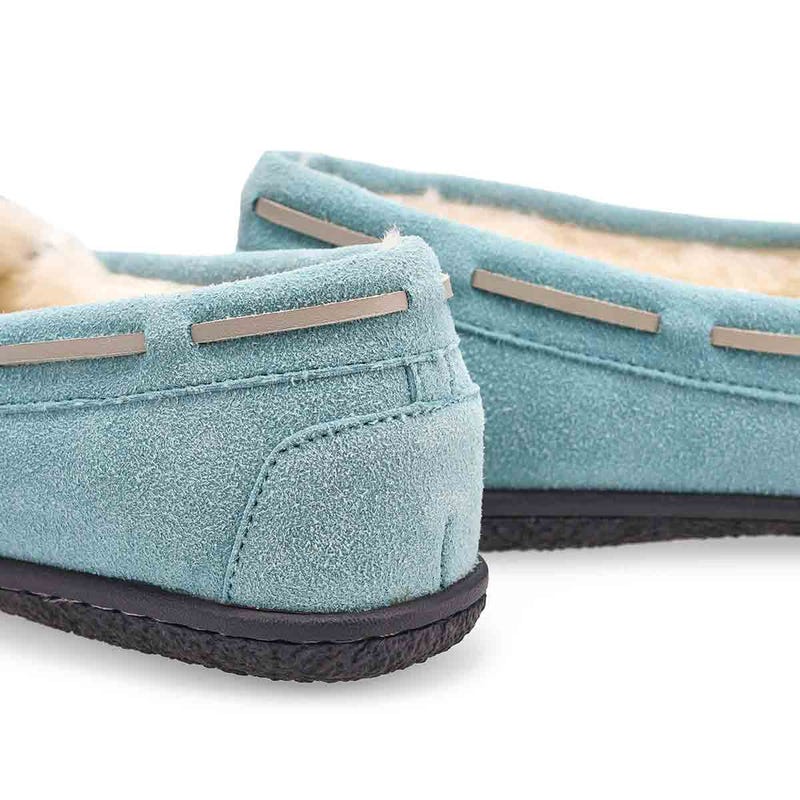 Ballerines SoftMoc Bali Supreme II en suède pour femmes - turquoise