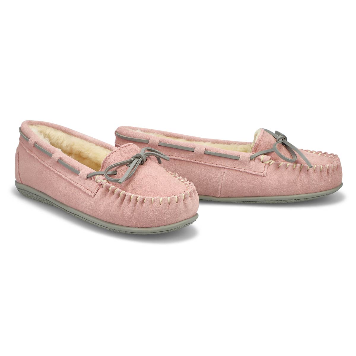 SoftMocs-ballerines BALI SUPREME, rose moulin, femmes