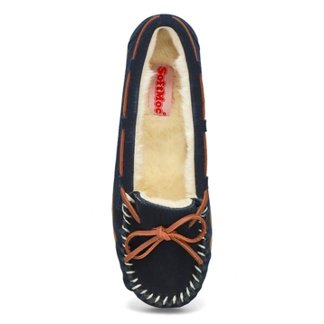 SoftMocs-ballerines BALI SUPREME, marine, femmes