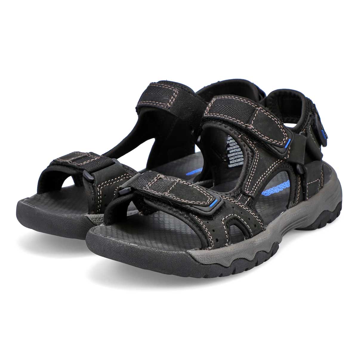 Men's Barney Hook And Loop Sandal - Black