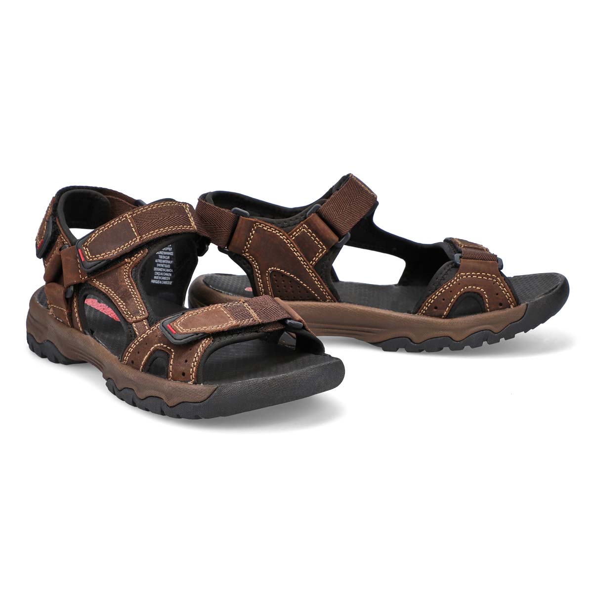 Men's Barney Hook And Loop Sandal - Brown