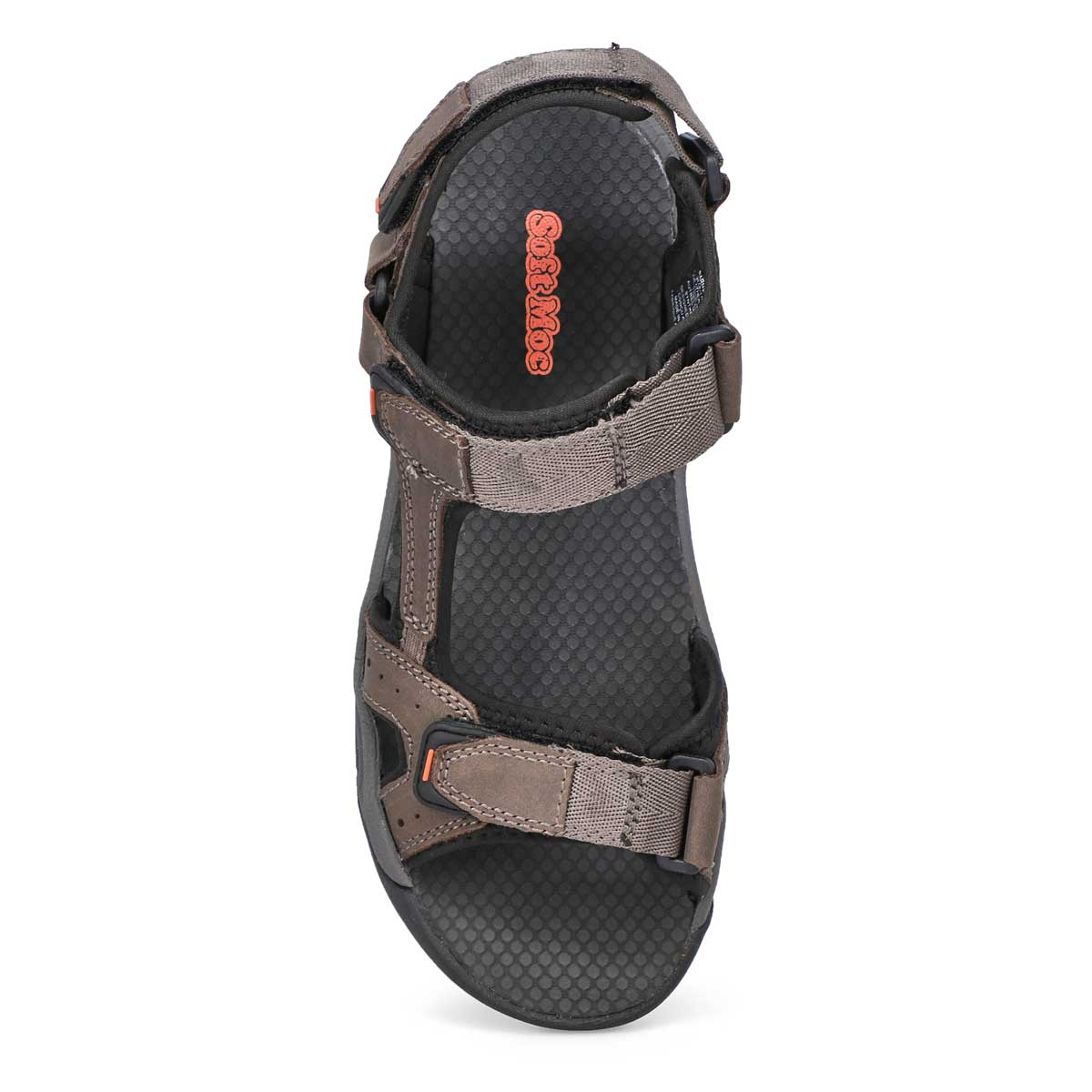 Men's Barney Hook And Loop Sandal - Grey