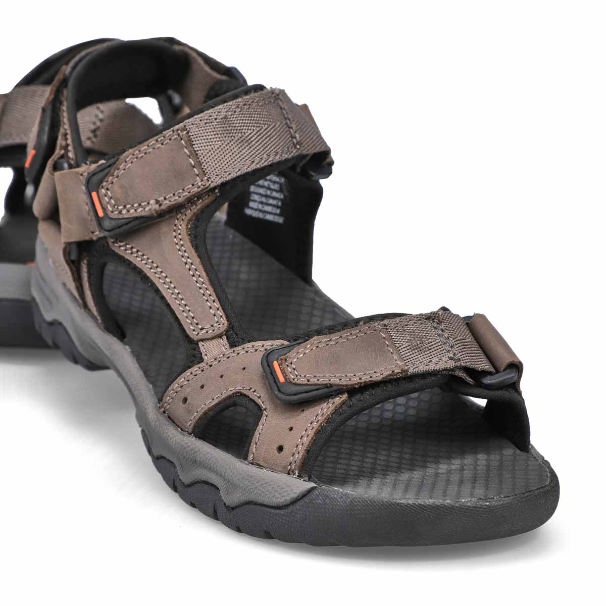 Men's Barney Hook And Loop Sandal - Grey