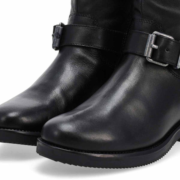 Women's  Basim Leather Ankle Boot - Black