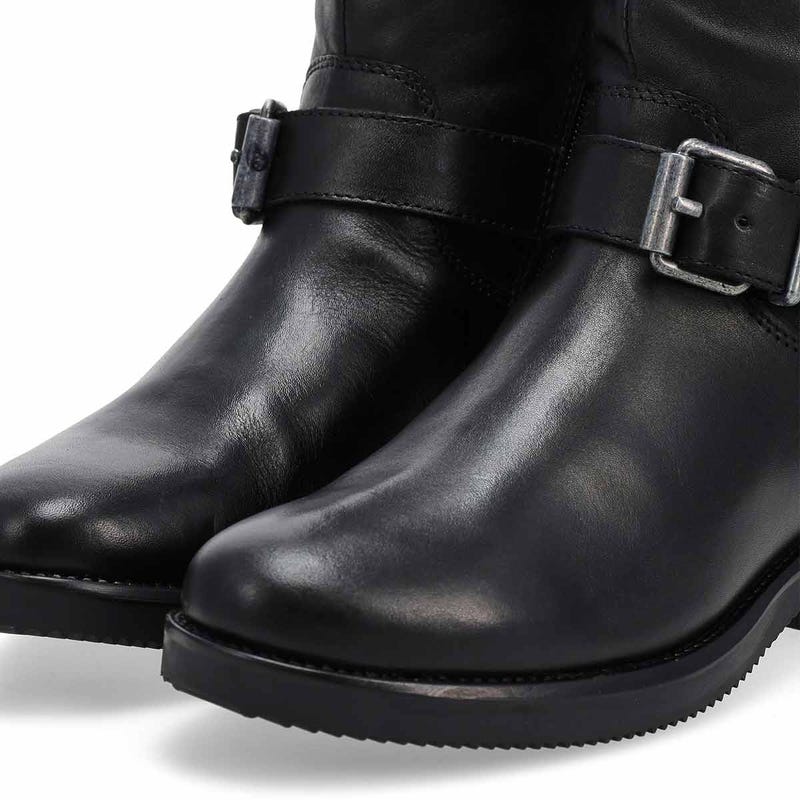 Women's  Basim Leather Ankle Boot - Black