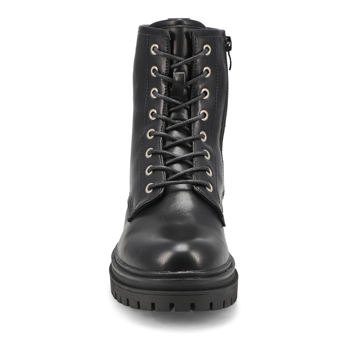 Women's Bavna Lace Up Combat Boot - Black
