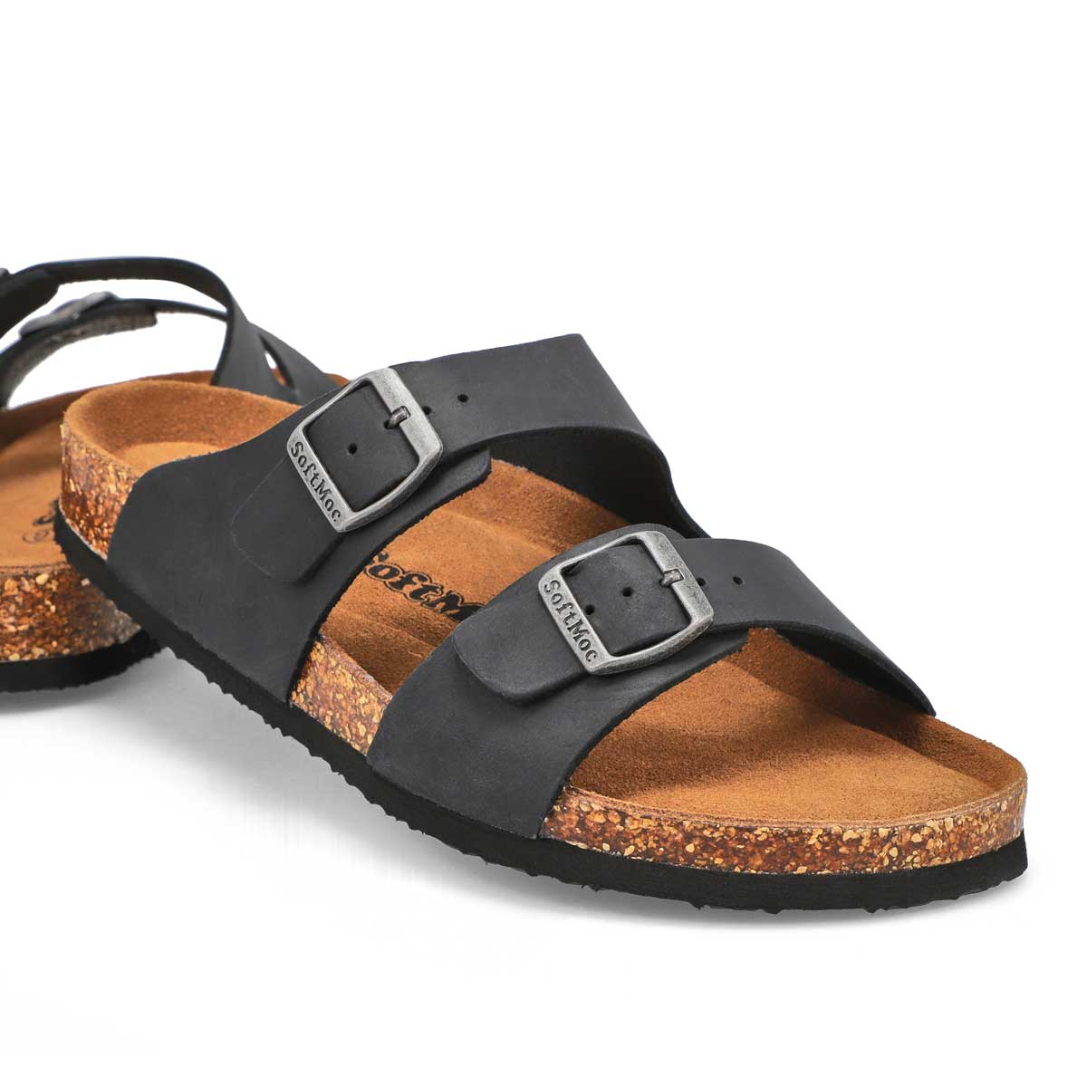 Men's Baz Memory Foam Footbed Sandal - Black