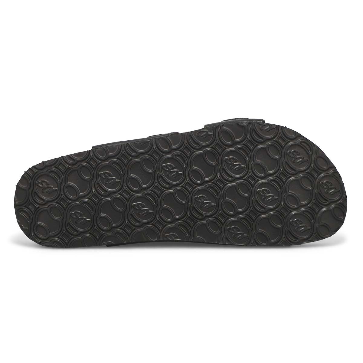 Men's Baz Smooth PU Memory Foam Sandal - Black