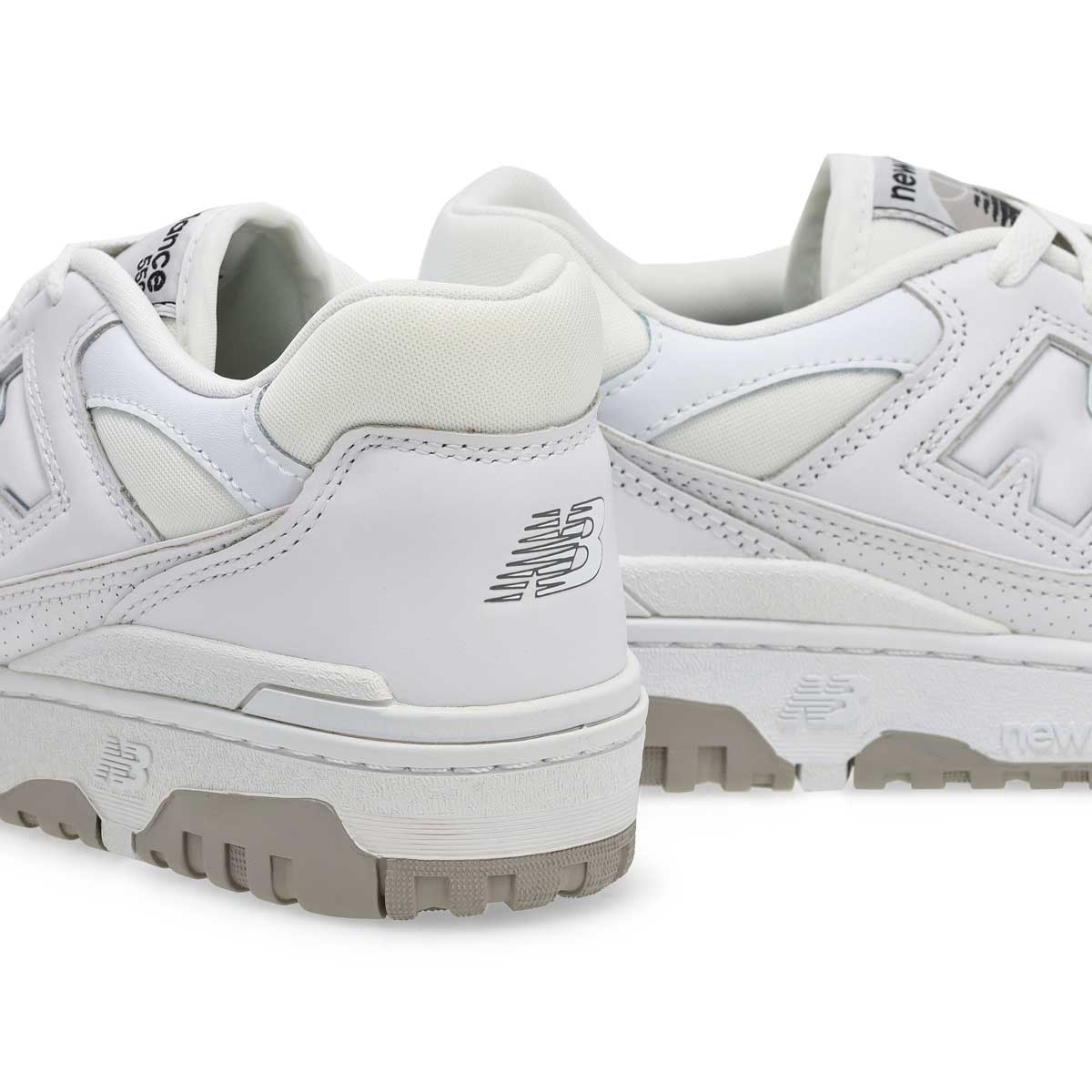 Baskets à lacets 550, blanc, hommes
