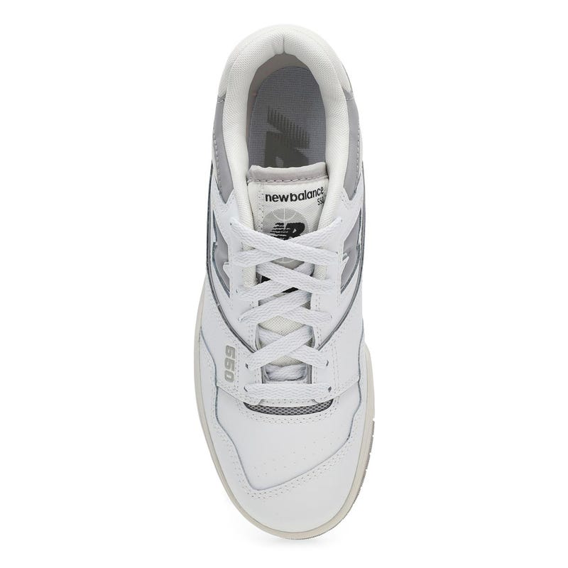 Women's 550 Lace Up Sneaker - White/Slate Grey