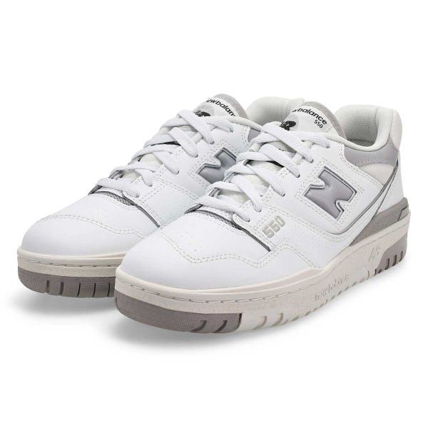 Women's 550 Lace Up Sneaker - White/Slate Grey