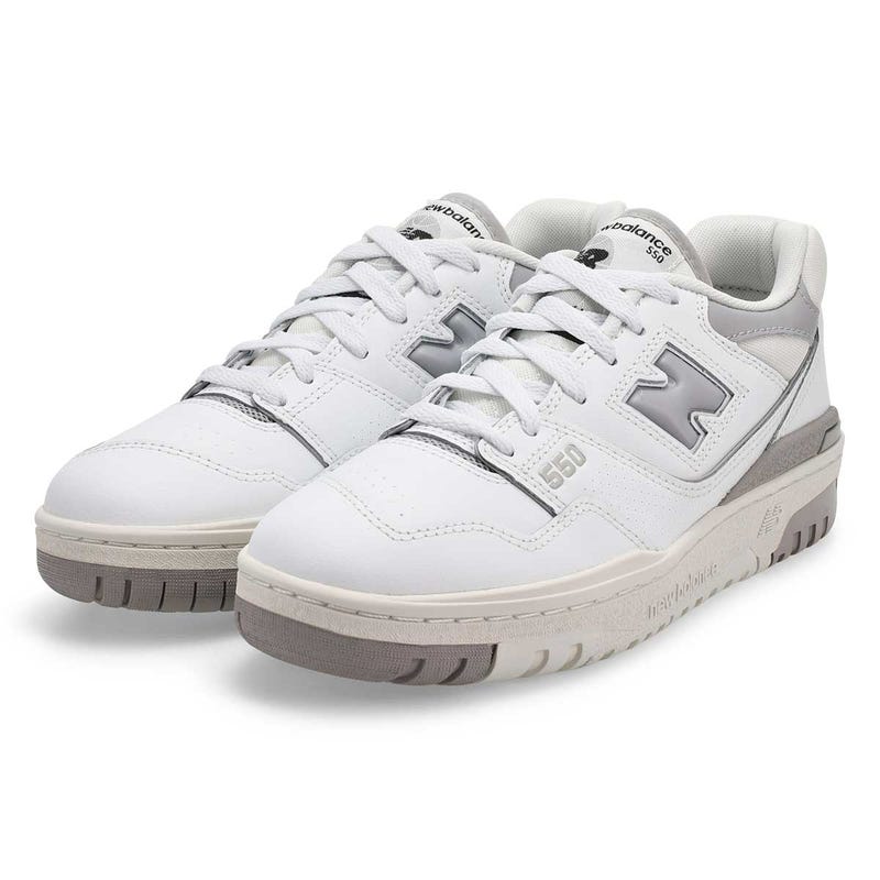 Women's 550 Lace Up Sneaker - White/Slate Grey