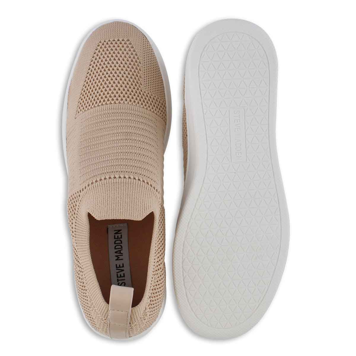 blush steve madden slip ons