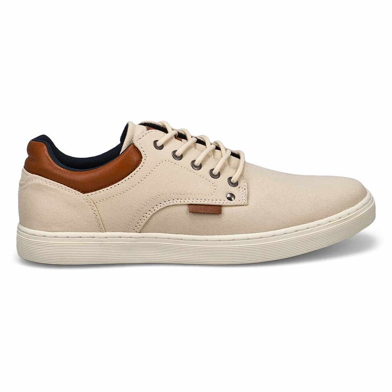 Richelieu décontracté en toile BEASLEY 2, craie, hommes