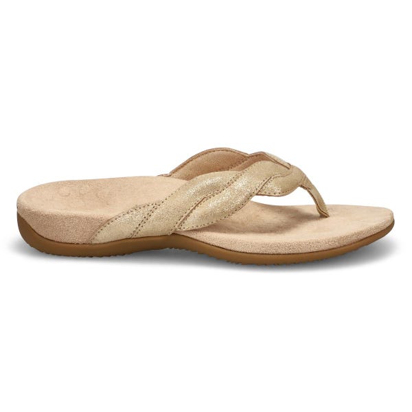 Women's Bella Braid Thong Sandal - Gold
