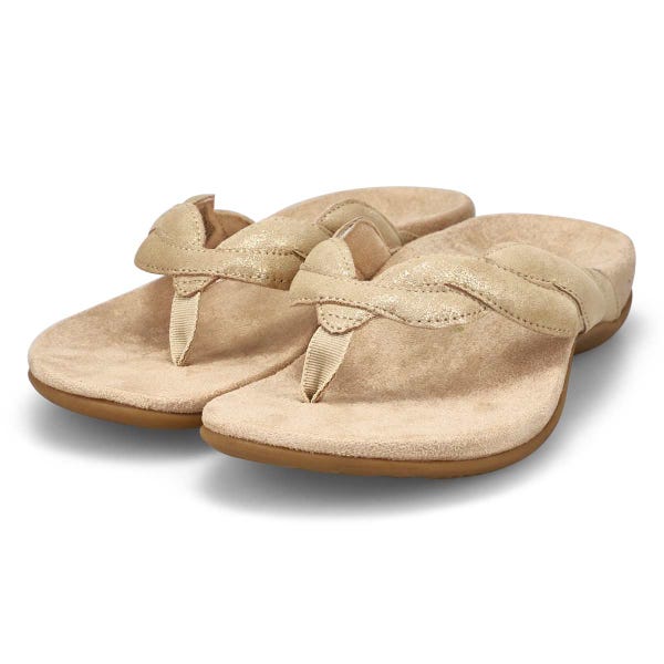 Women's Bella Braid Thong Sandal - Gold