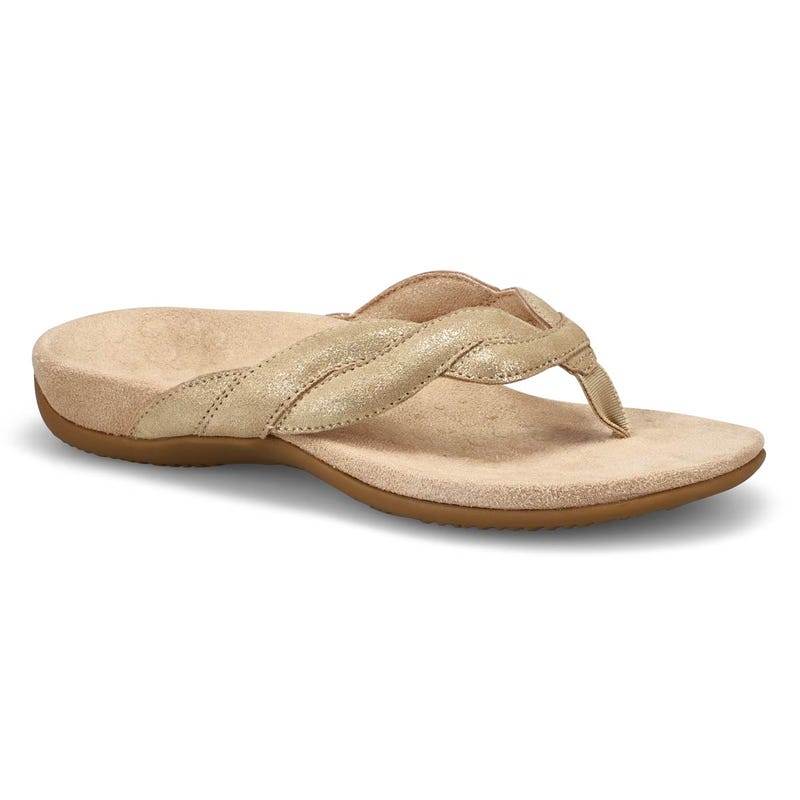 Women's Bella Braid Thong Sandal - Gold