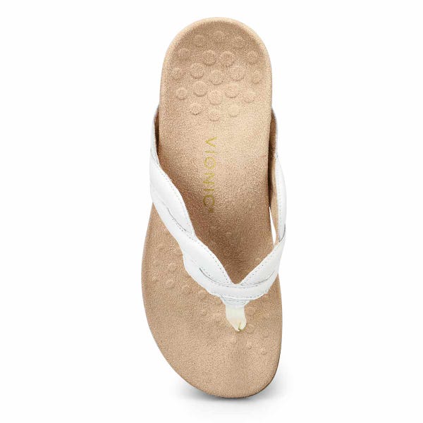 Women's Bella Braid Thong Sandal - White