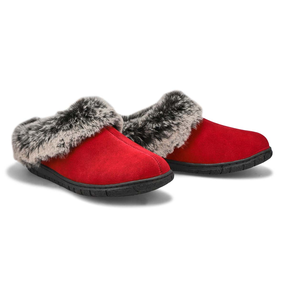 nsendm Female Shoes Adult Wolf Slippers for Women Silent Slippers Thick  Sole Soft Sole Anti Slip Slippers Couple Electric Slippers Heated Women Red  7 