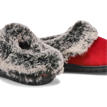 Women's Beth Open Back Slipper - Burgundy