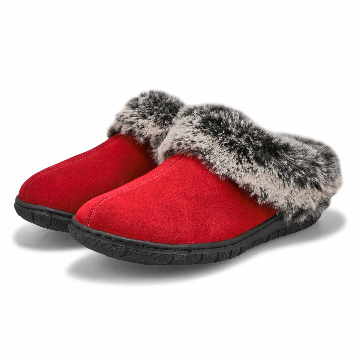 Women's Beth Open Back Slipper - Burgundy