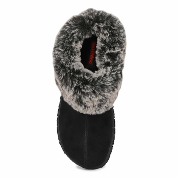 Women's Beth Open Back Slipper - Black