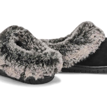 Women's Beth Open Back Slipper - Black