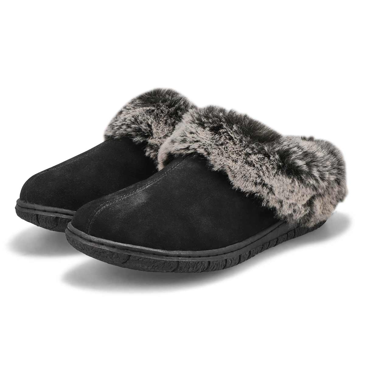 Women's Beth Open Back Slipper - Black