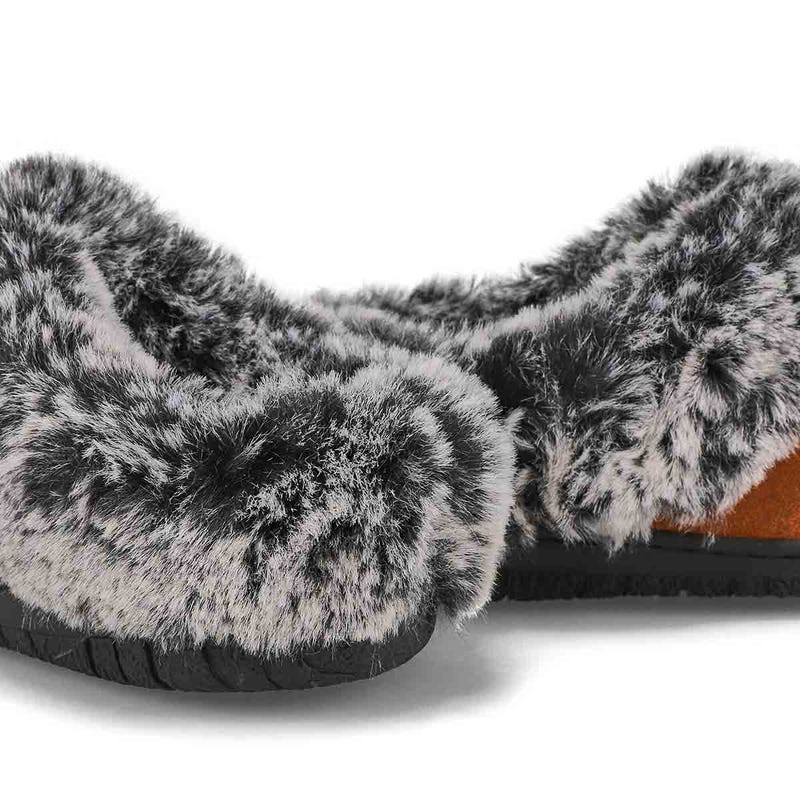 Pantoufle en suède à talon ouvert BETH, havane foncé, femmes