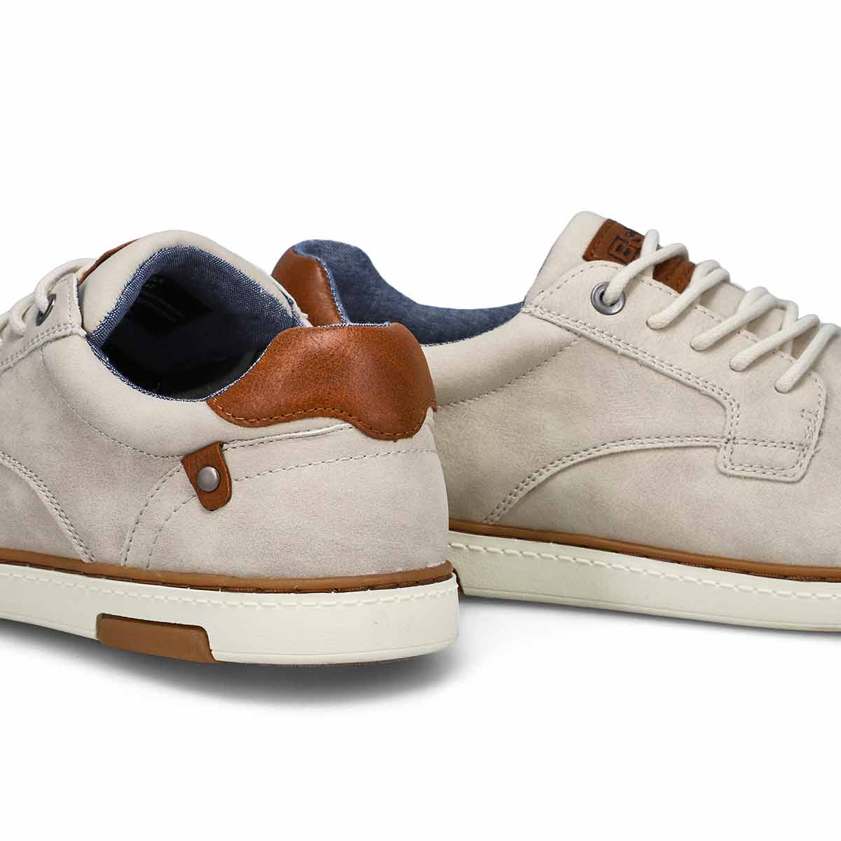 Richelieu décontracté à lacets BJORN, craie, hommes
