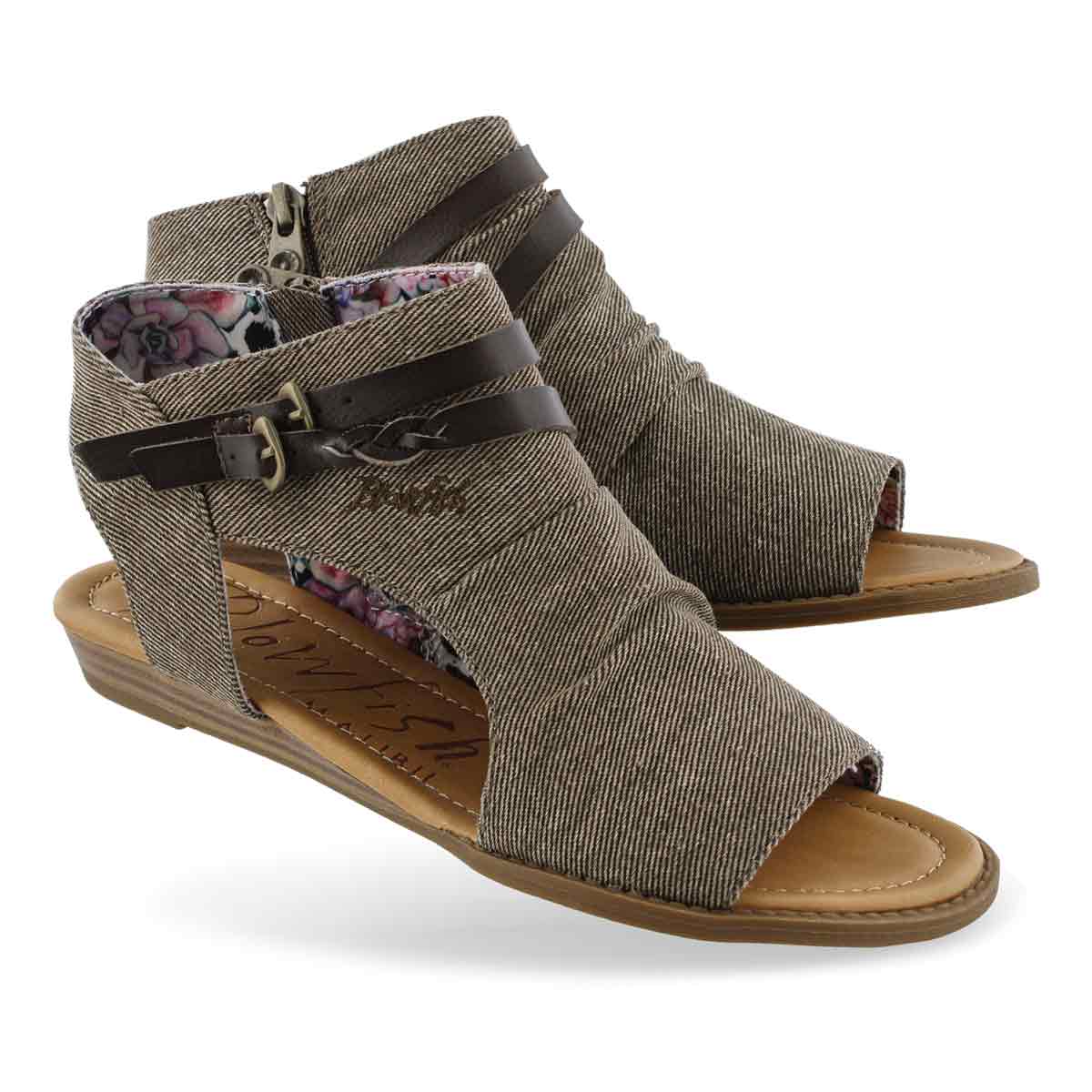 Blowfish Malibu Women's Blumoon Sandal - Blac | SoftMoc.com