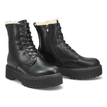 Women's Bolero Combat Boot - Black