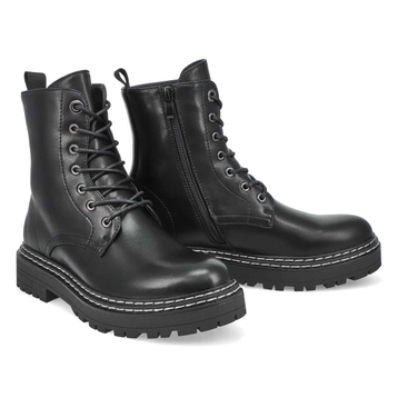 Women's Borris Combat Boot - Black