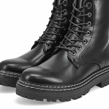 Women's Borris Combat Boot - Black
