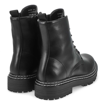 Women's Borris Combat Boot - Black