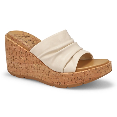 Lds Boynton Slide Wedge Sandal - Latte