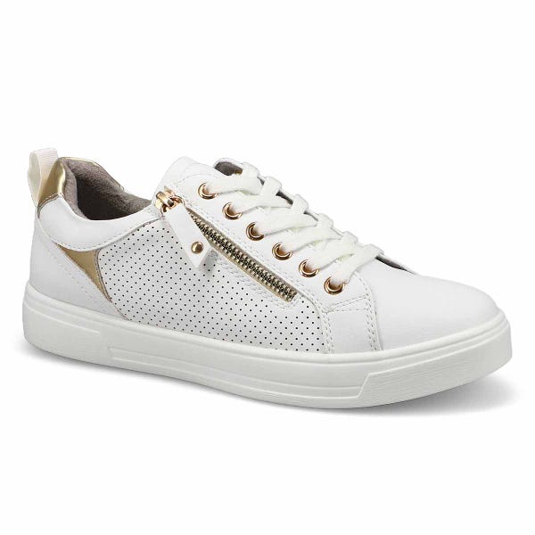 Baskets de mode à lacets BROOKE, blanc, femmes
