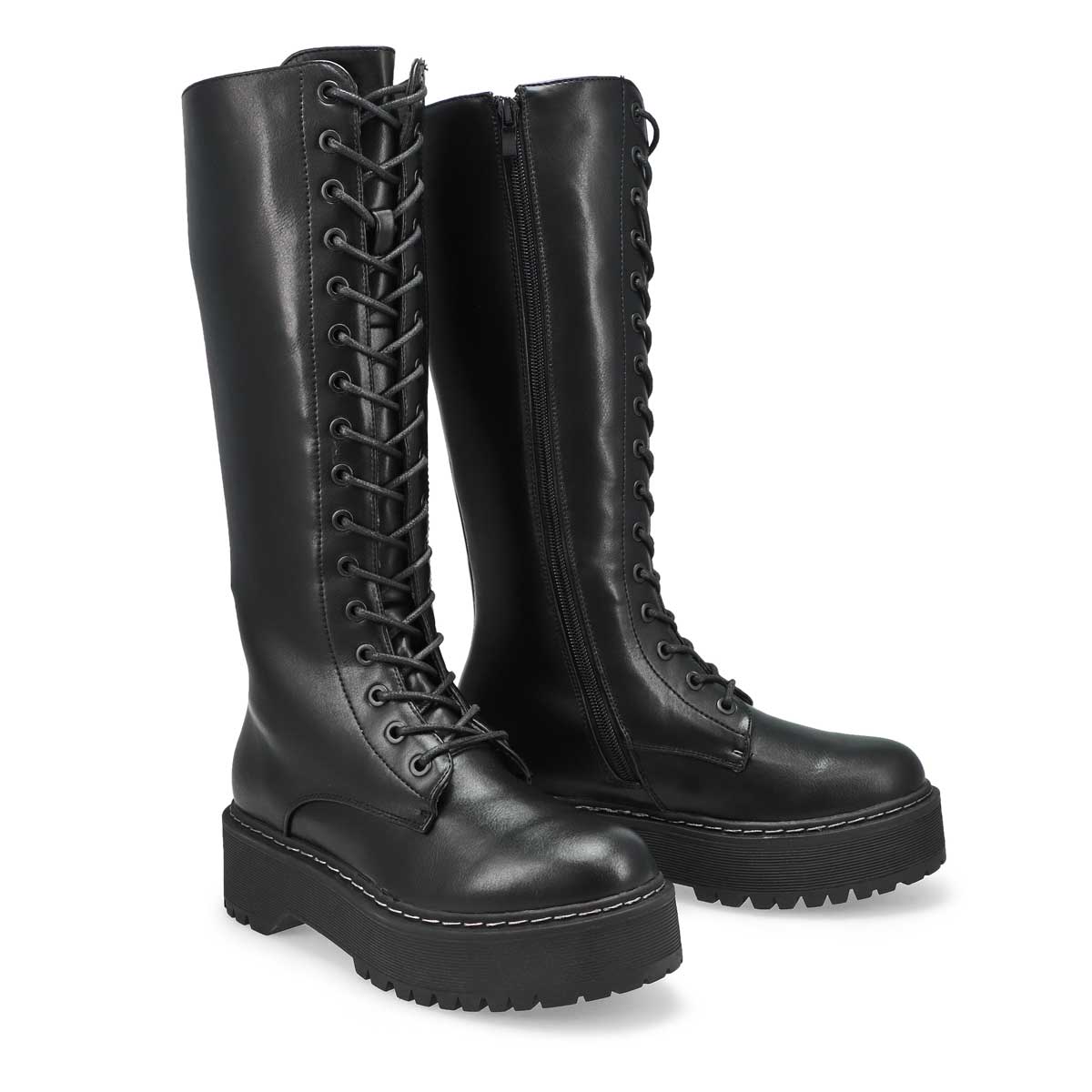 steve madden tall combat boots