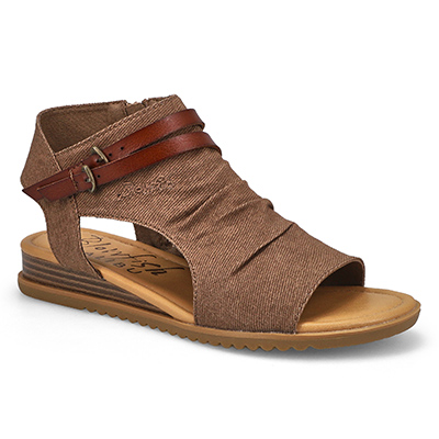 Lds Butterfly Casual Sandal - Beach Shack/Whiskey
