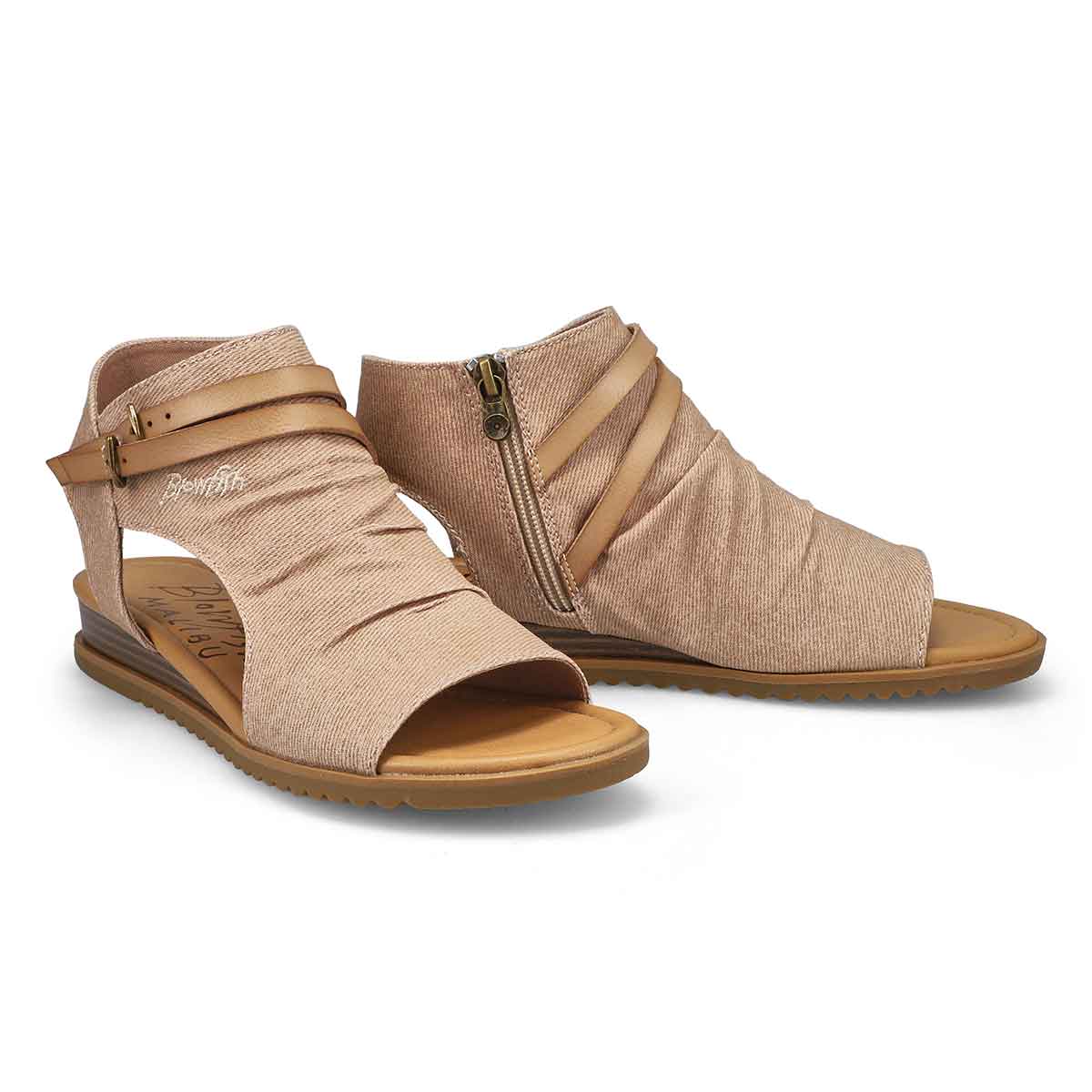 Women's Butterfly Casual Sandal - Cashew Denim