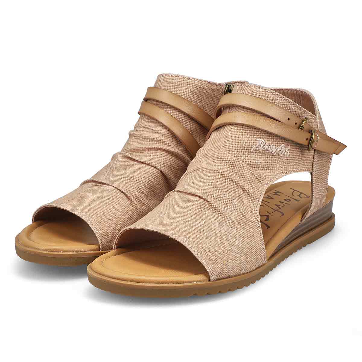 Women's Butterfly Casual Sandal - Cashew Denim