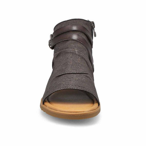 Sandale décontractée BUTTERFLY, denim noir délavé, femmes