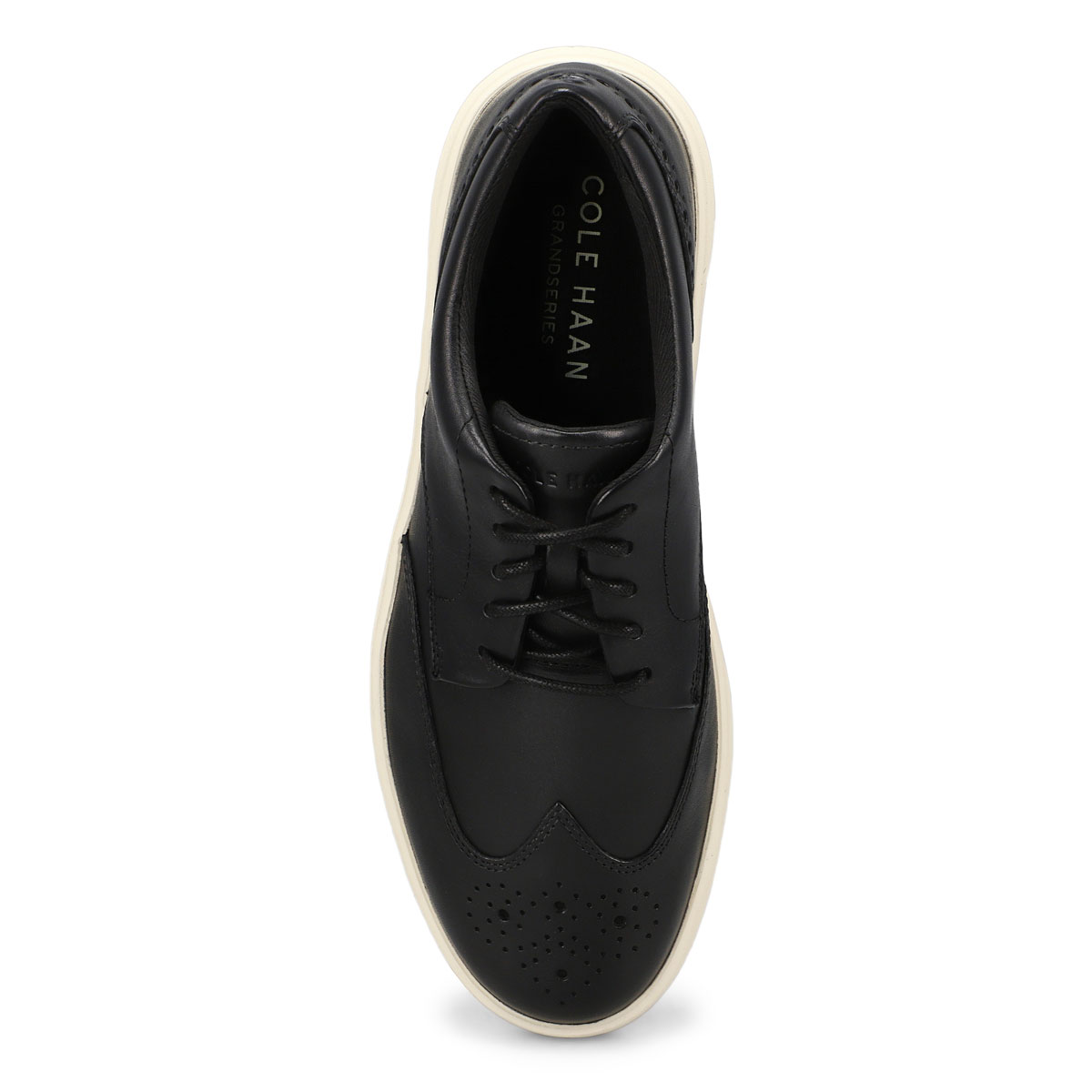 Men's Grand Crosscourt Daily Wingtip Sneaker - Black/Ivory