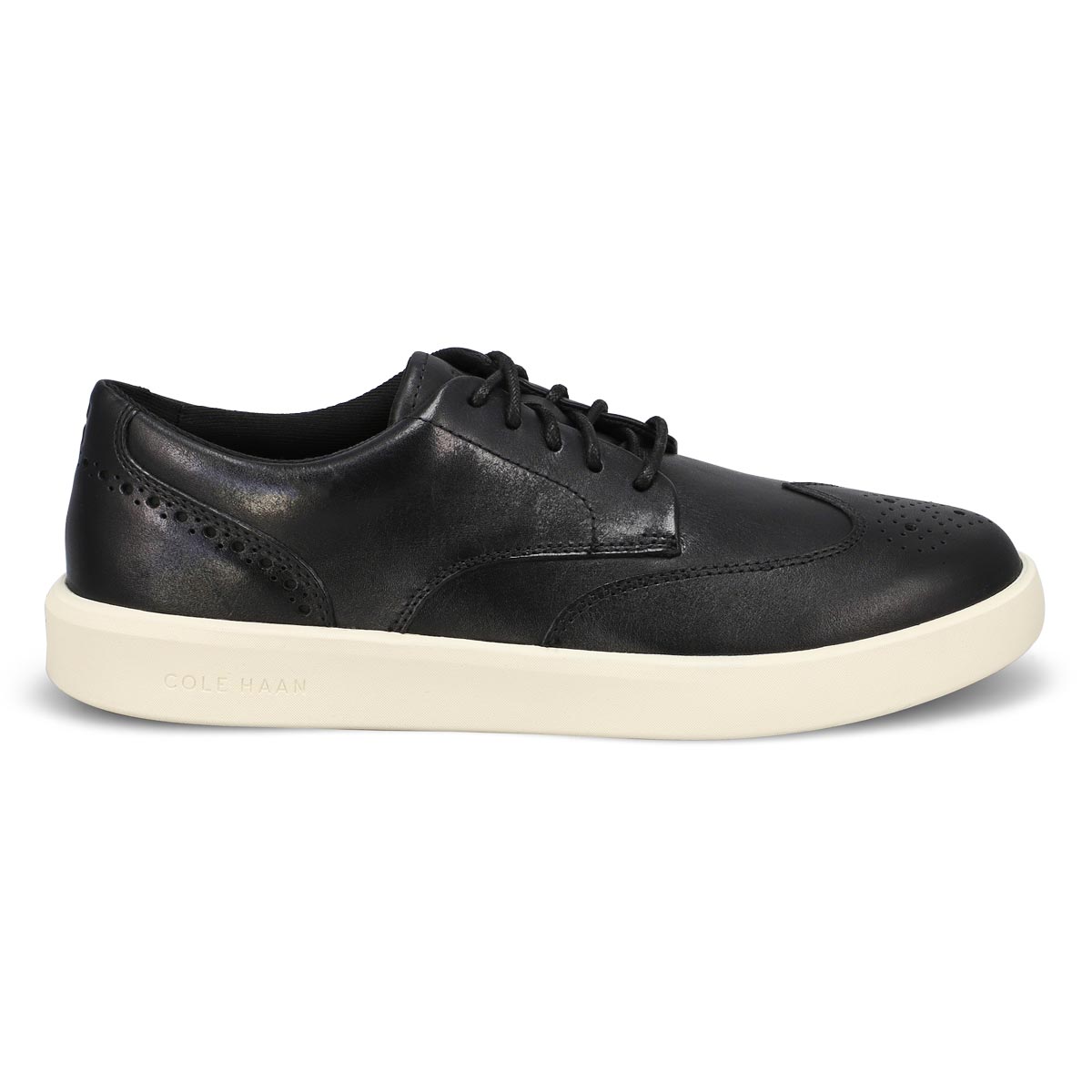 Men's Grand Crosscourt Daily Wingtip Sneaker - Black/Ivory