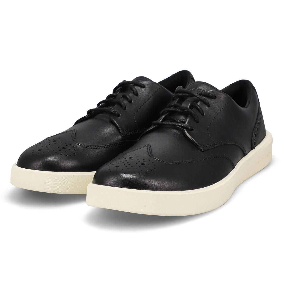 Men's Grand Crosscourt Daily Wingtip Sneaker - Black/Ivory